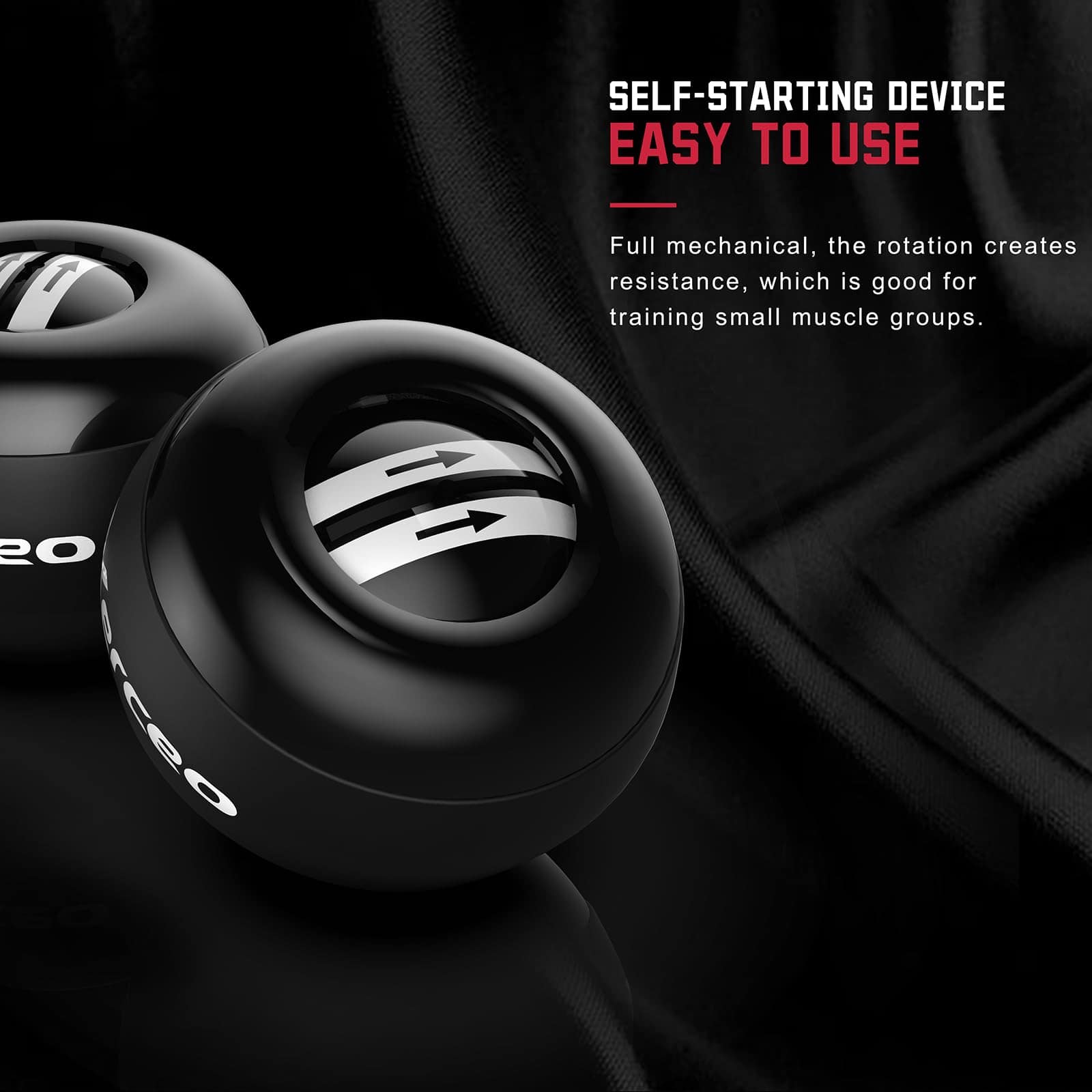 Xerceo Auto-Start Power Gyro Ball para Entrenamiento de - Imagen 5