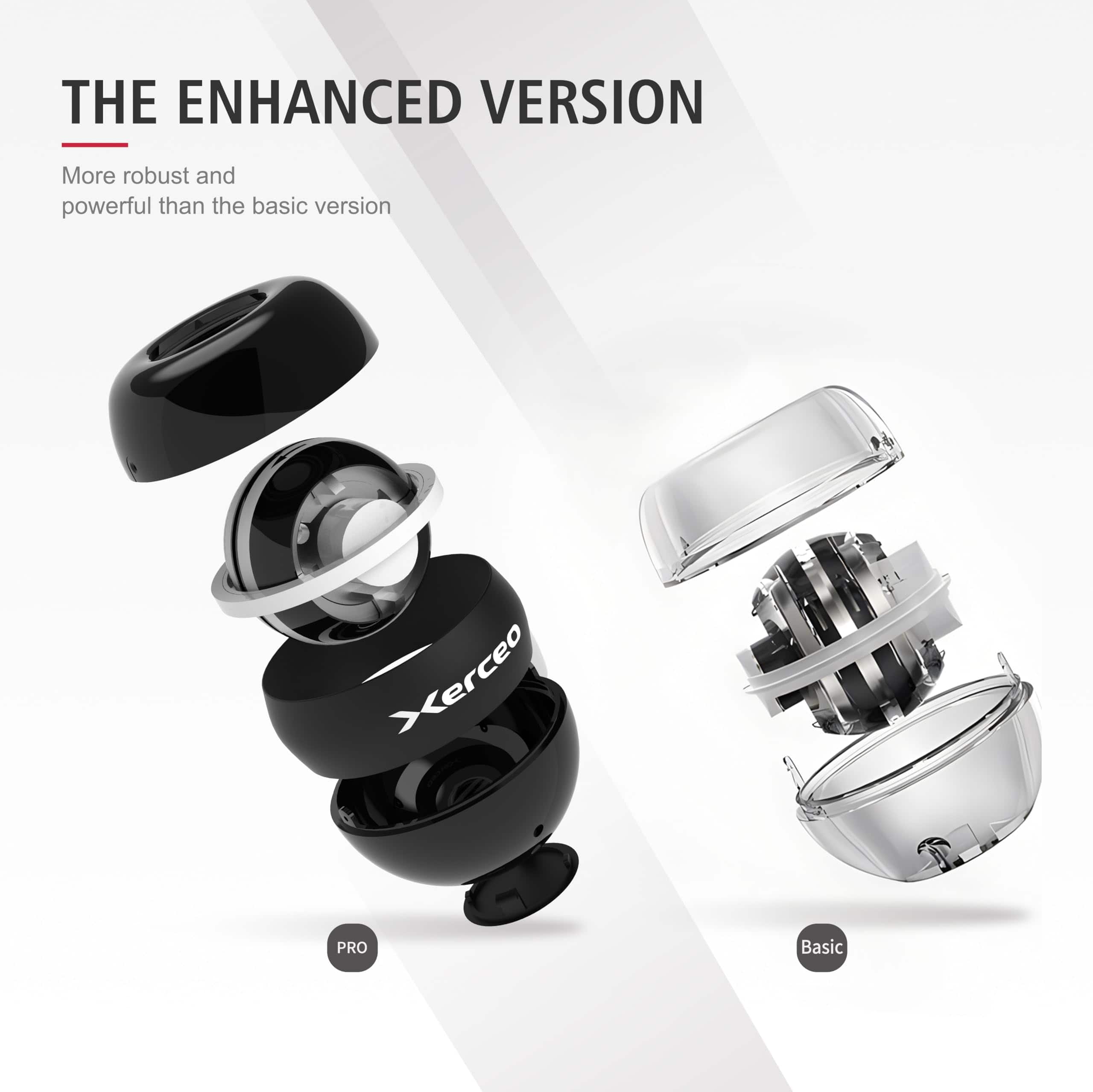 Xerceo Auto-Start Power Gyro Ball para Entrenamiento de - Imagen 3