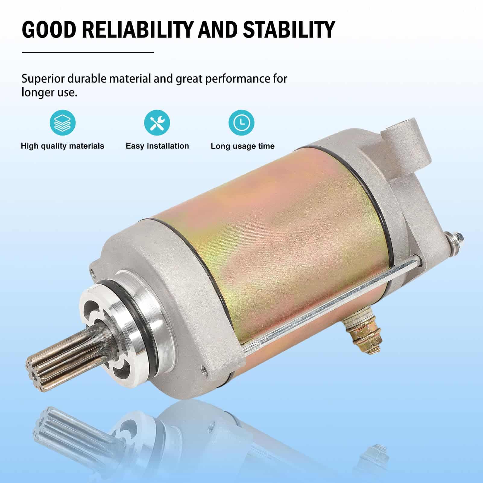 Motor de arranque con relé para CFMoto CForce 400 - Imagen 7