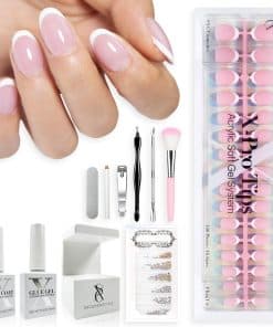 Kit de Inicio de Puntas Francesas para Uñas SXC Cosmetics