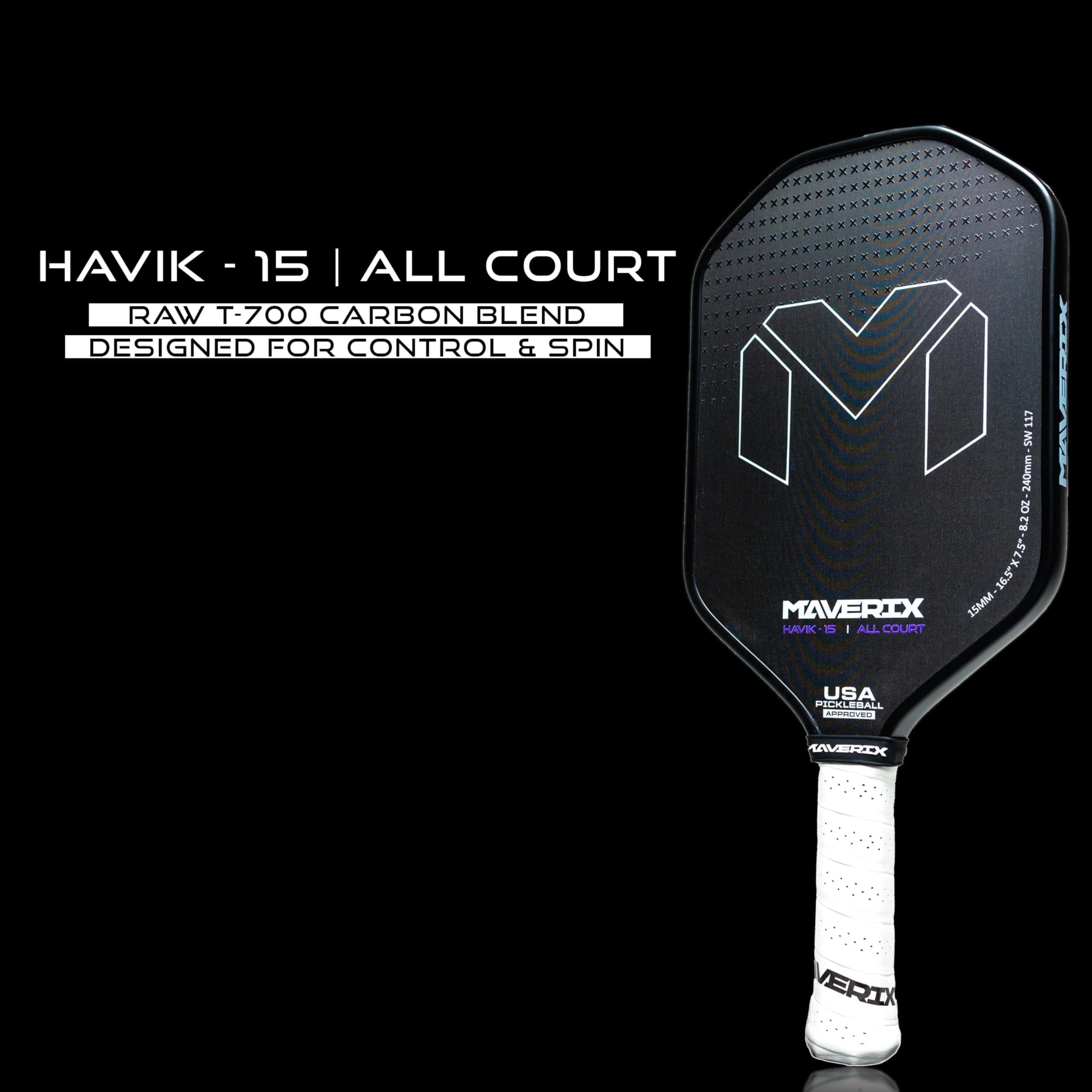 Maverix Havik - 15 ALL COURT (Control + Spin), Gris - Imagen 4