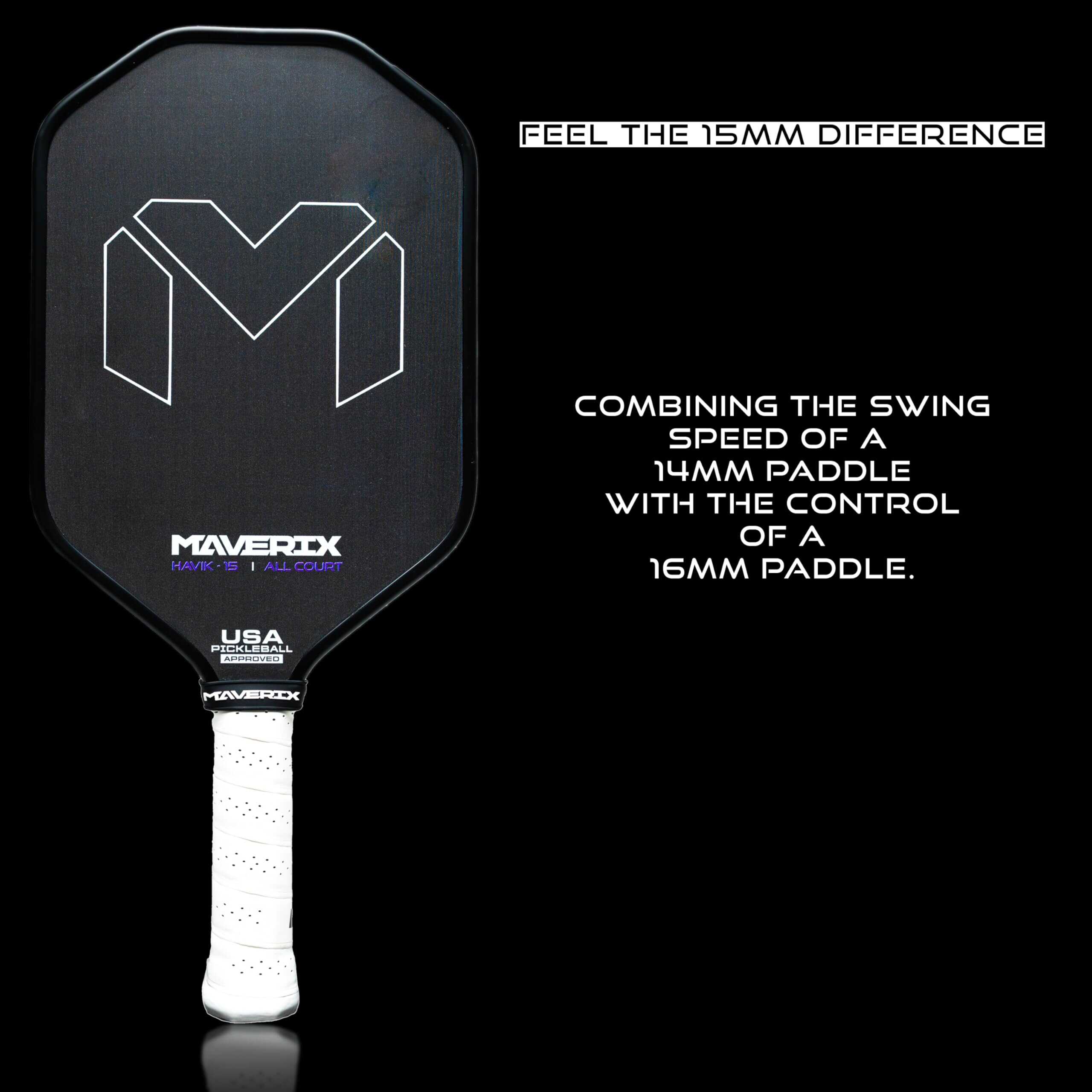 Maverix Havik - 15 ALL COURT (Control + Spin), Gris - Imagen 5