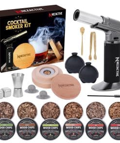 Kit de Ahumador para Cócteles con Antorcha - 6 Sabores de