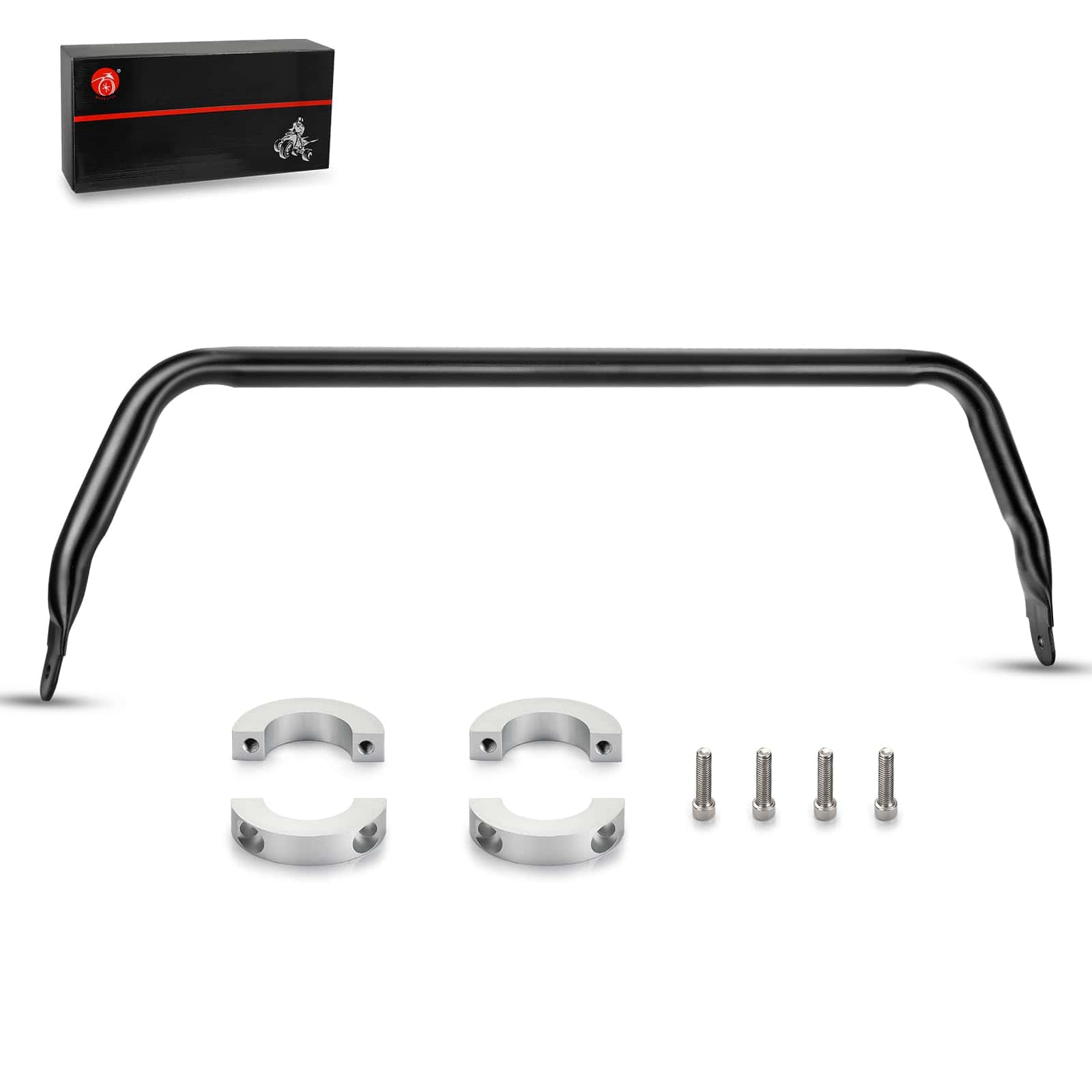 Barra estabilizadora de torsión trasera y abrazadera para