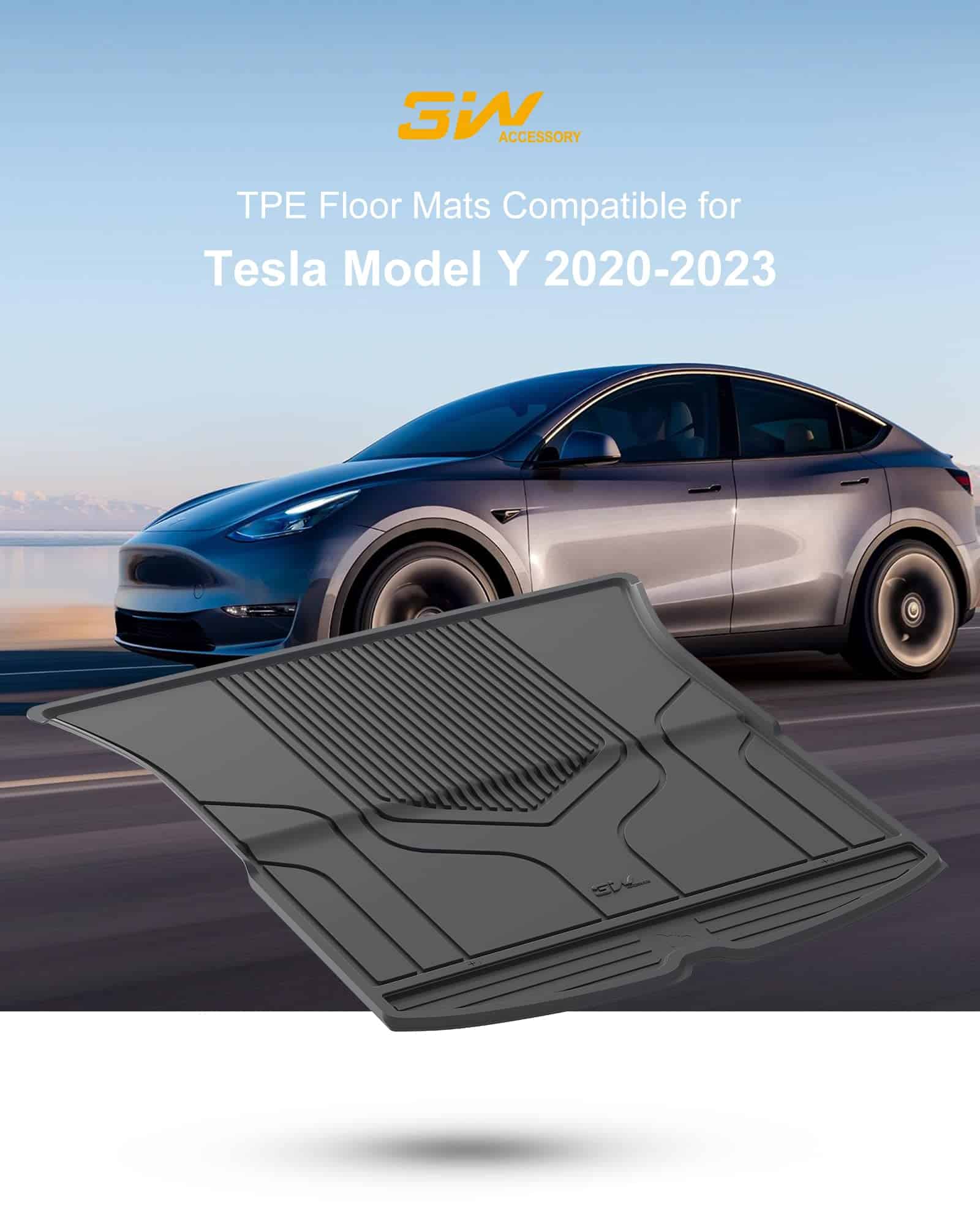 Forro para Carga 3W Compatible con Tesla Model Y Trunk Mat - Imagen 9
