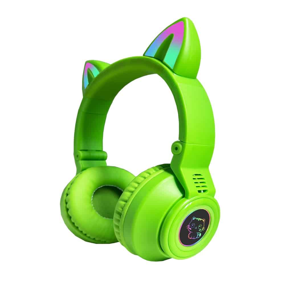 Audífonos Bluetooth para Niños, Auriculares con luces LED