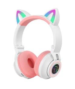 Audífonos Bluetooth para Niña, Diadema con Luces LED en