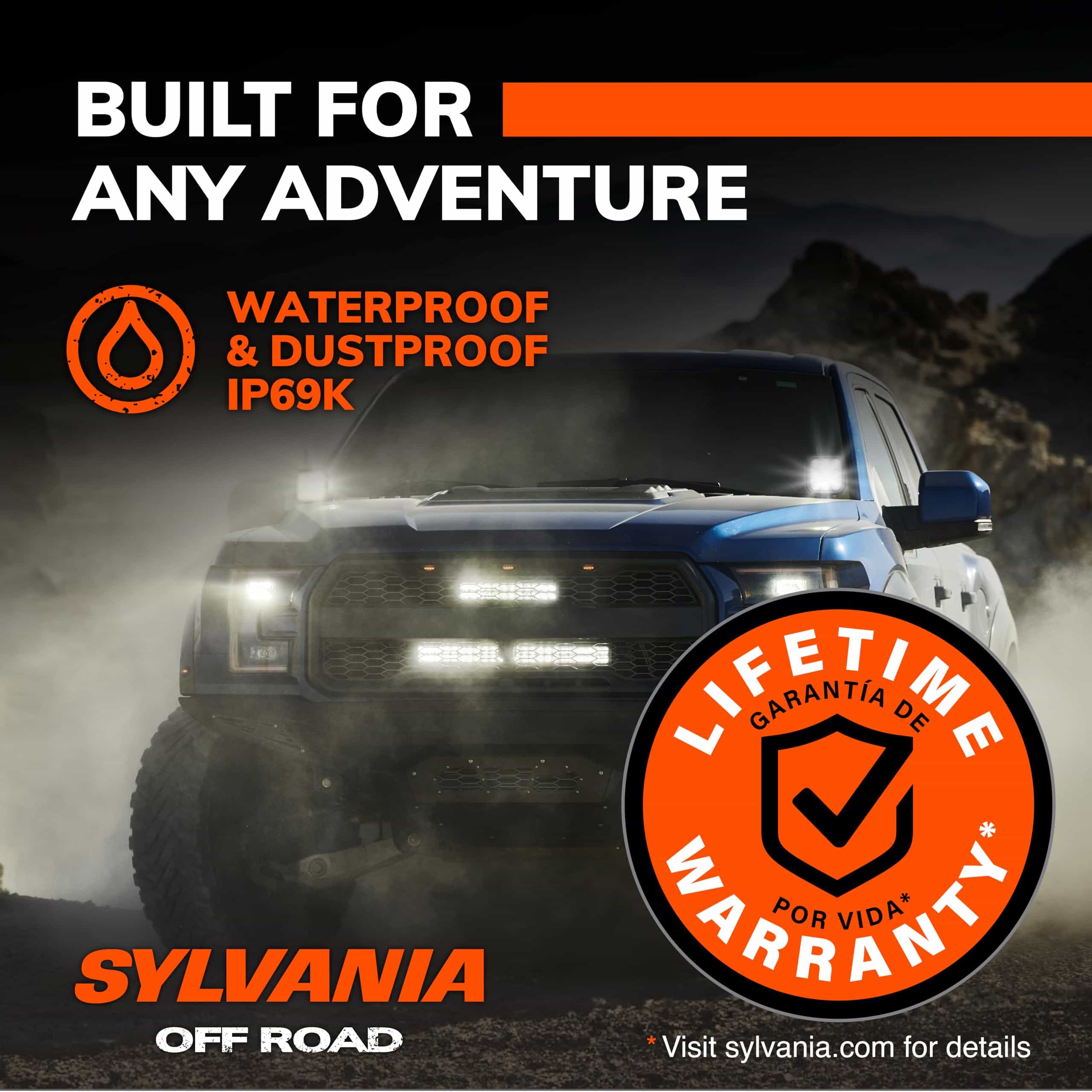 Barra de luz LED SYLVANIA Rugged de 10 pulgadas, Luz de - Imagen 4