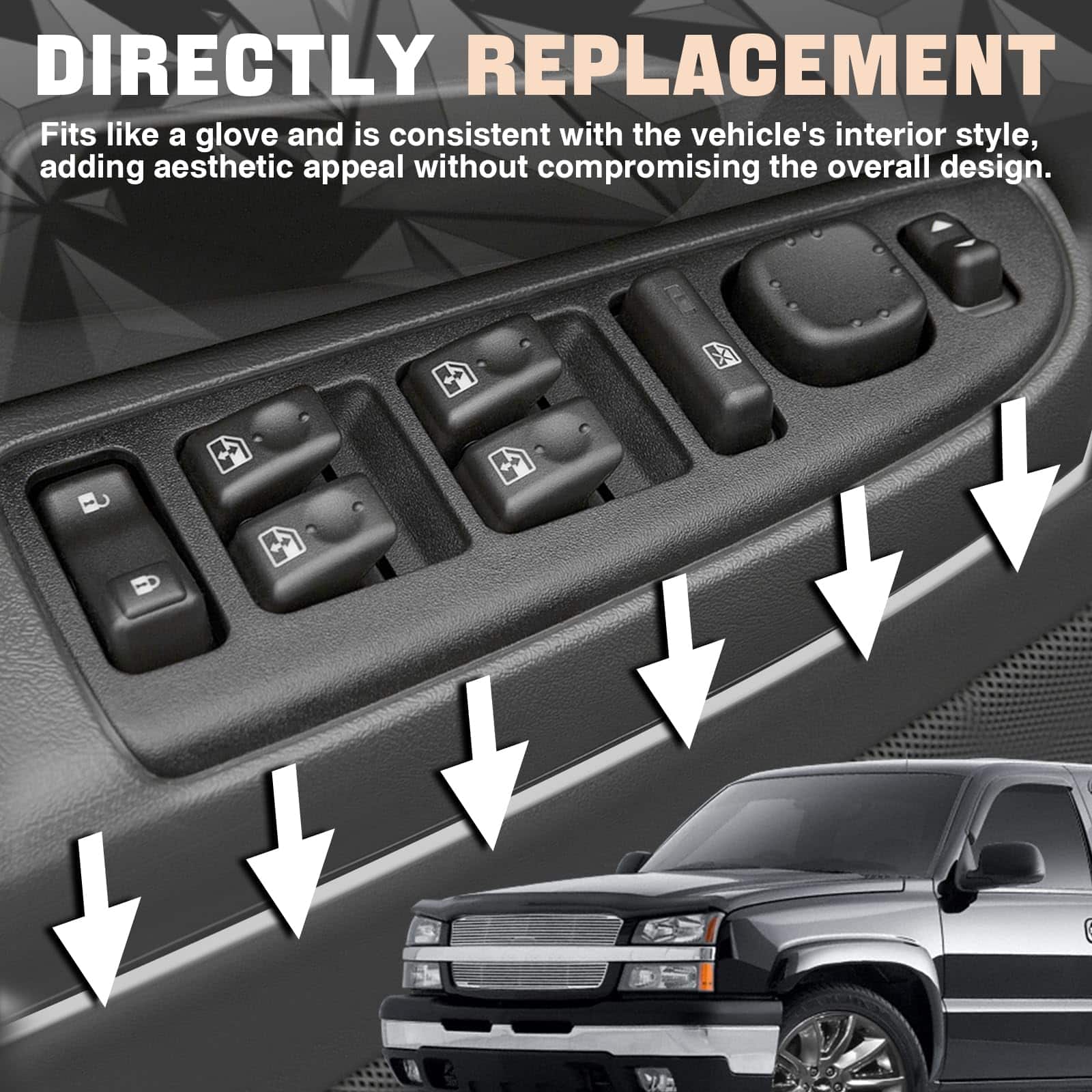 Interruptor maestro de control de cerradura de puerta de - Imagen 3