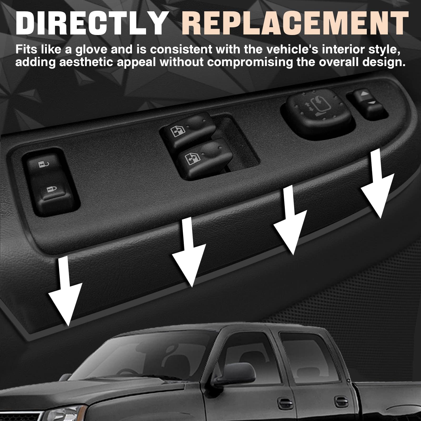 Cubierta de control de ventana eléctrica del maestro del - Imagen 3