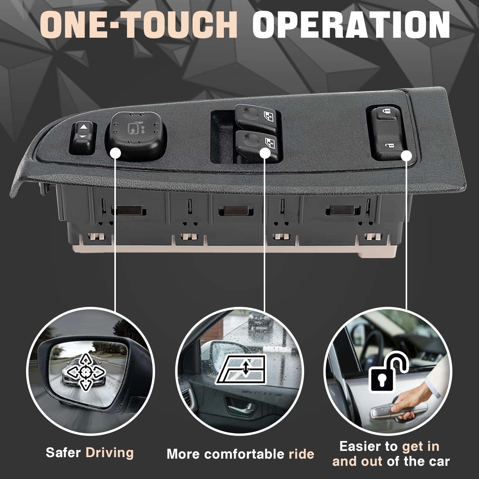 Cubierta de control de ventana eléctrica del maestro del - Imagen 7