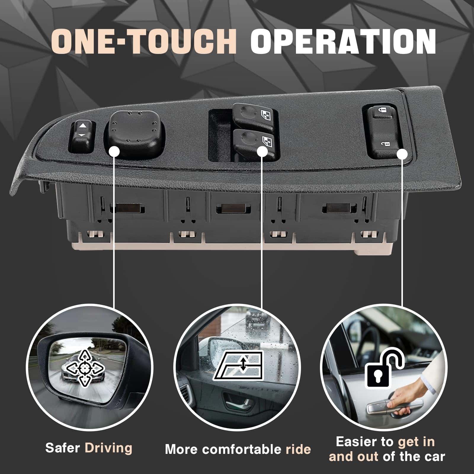 Panel de control del interruptor maestro de ventanas - Imagen 6