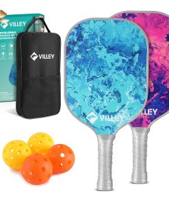 Juego de Paletas de Pickleball VILLEY Set de 2 - Paletas de