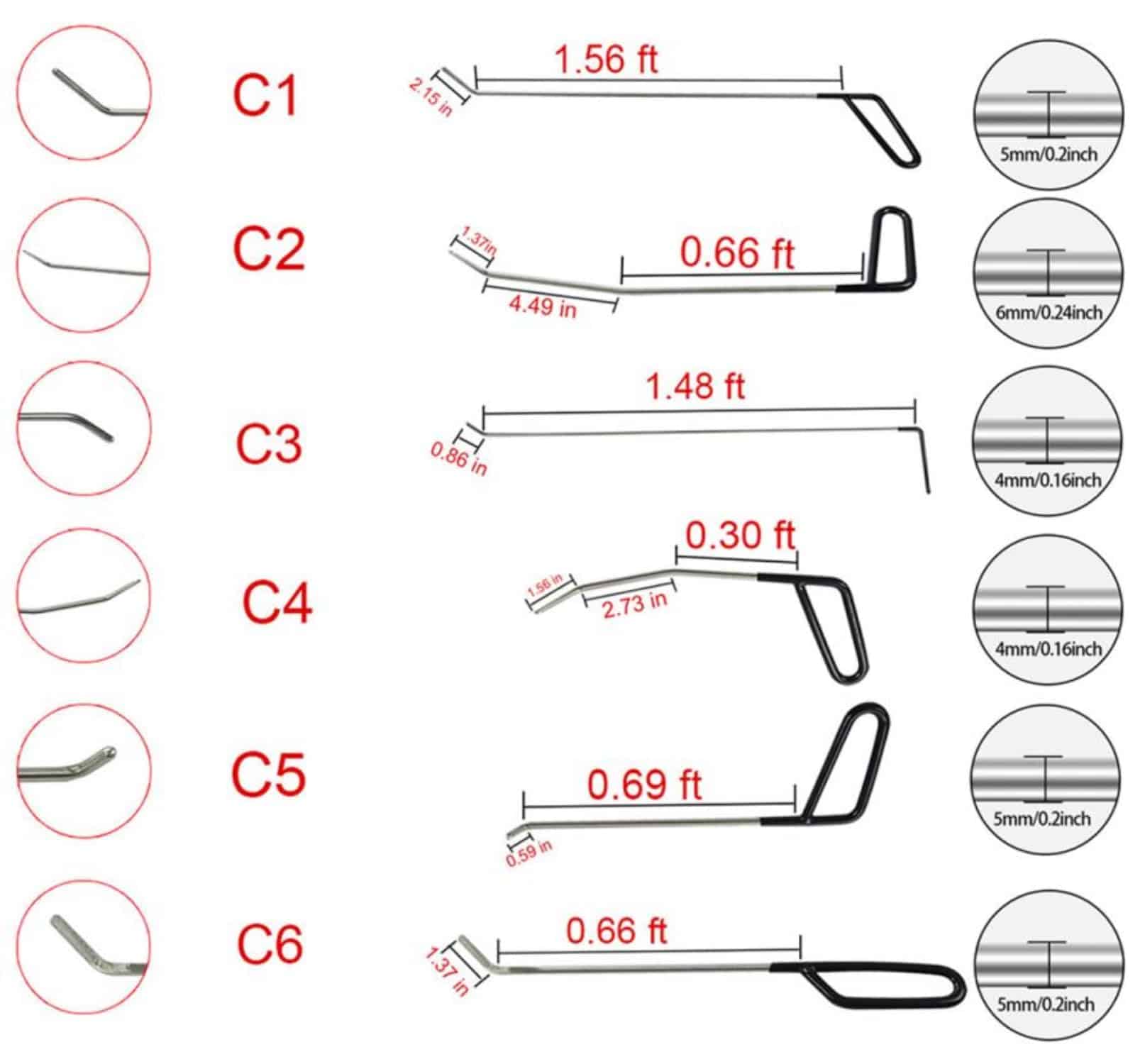 Juego de Herramientas para Reparación de Abolladuras - Imagen 3