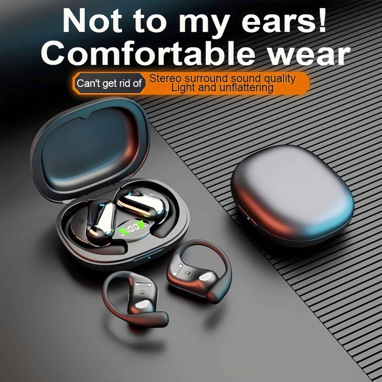 Audífono de Oreja Abierta JIMBOBO Bluetooth 5.4 Inalámbrico - Imagen 6