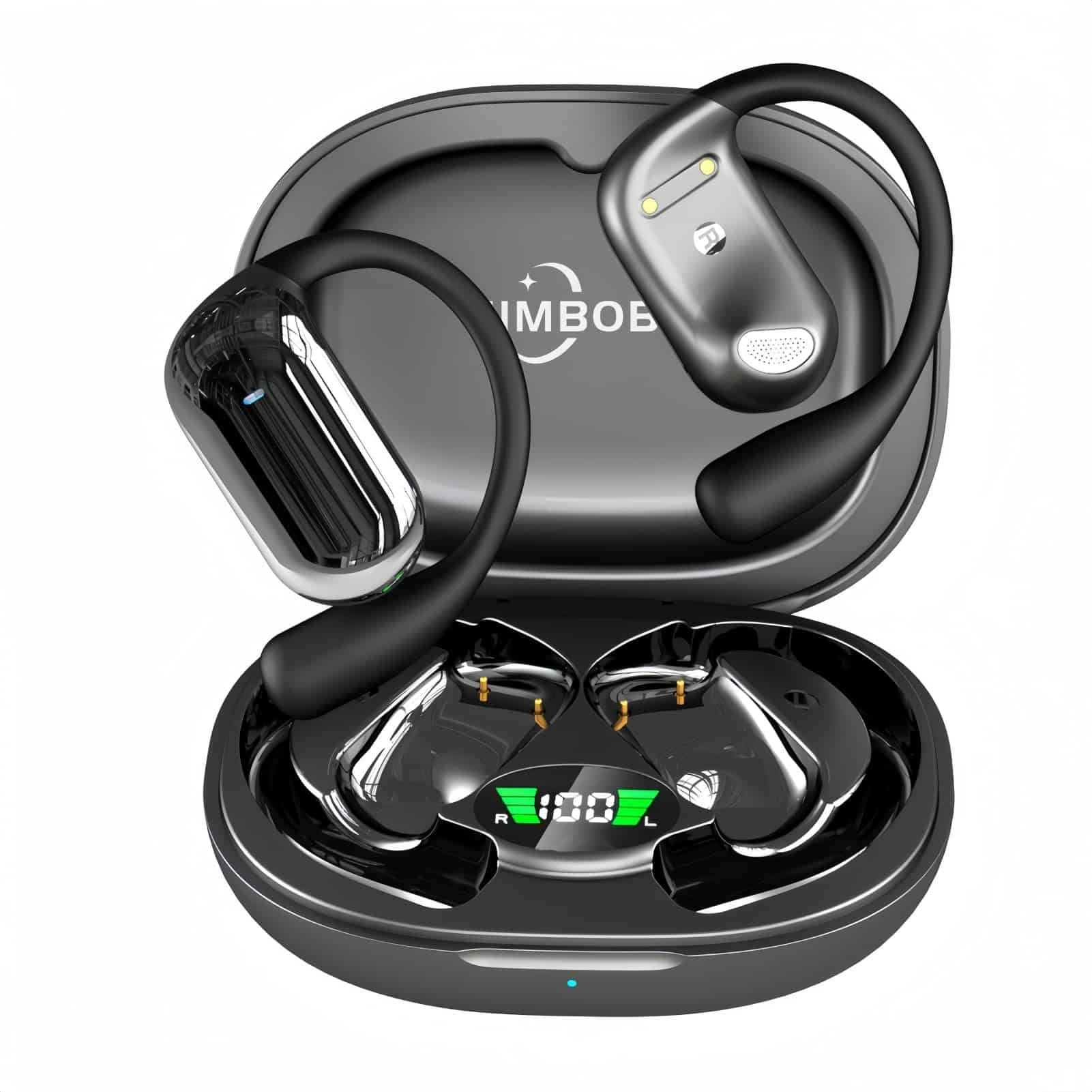 Audífono de Oreja Abierta JIMBOBO Bluetooth 5.4 Inalámbrico