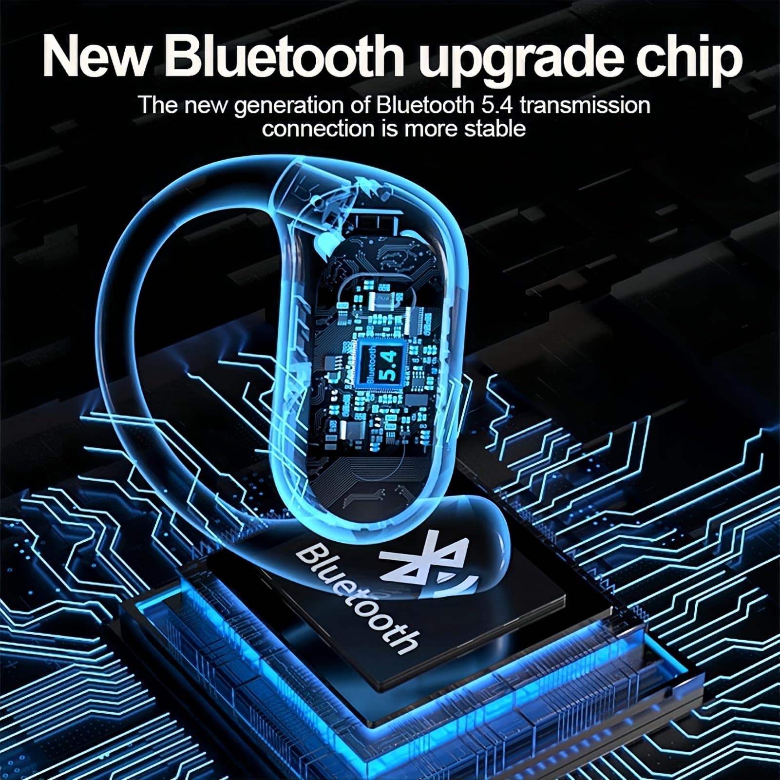 Audífono de Oreja Abierta JIMBOBO Bluetooth 5.4 Inalámbrico - Imagen 5