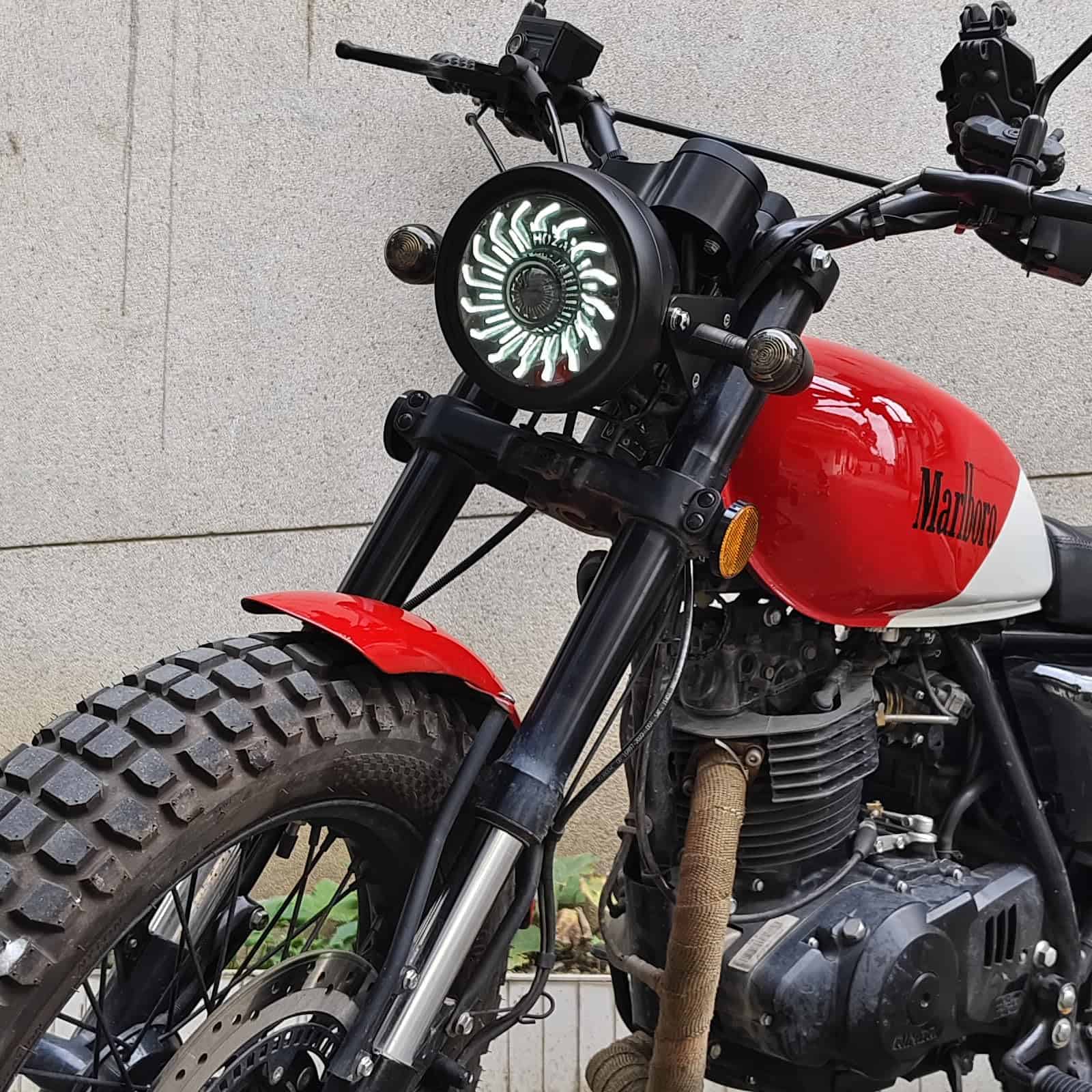 Faro Delantero LED para motocicleta SINLIRU 5.75 pulgadas - Imagen 9