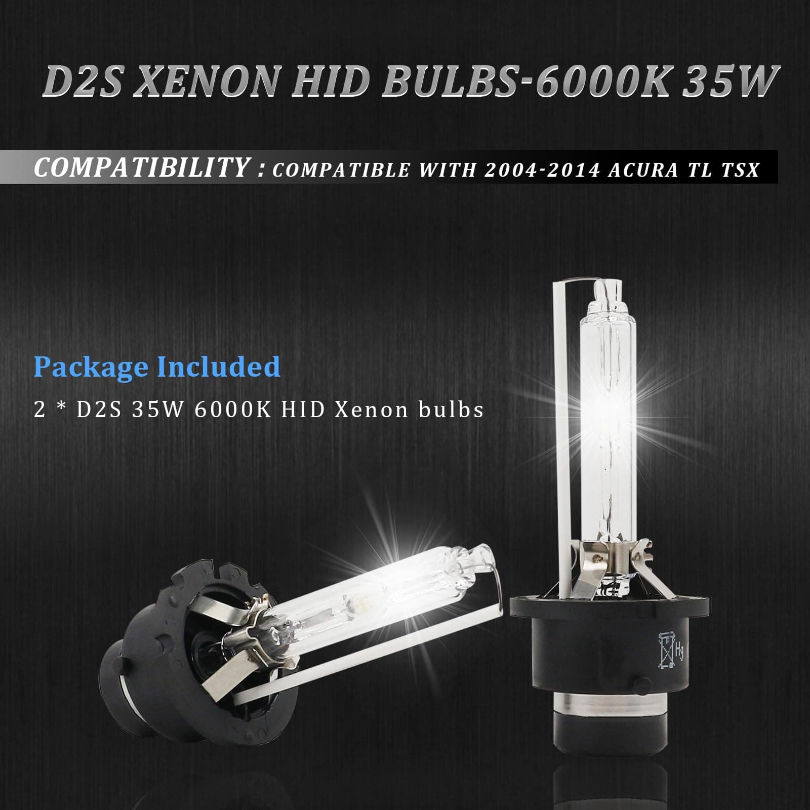 Bombillas de faros D2S Xenon HID 6000K -uete de 2 - Imagen 3