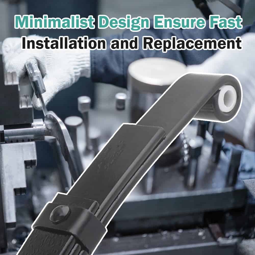 Muelles de hoja de remolque JADODE 4 hojas Doble ojo 3,500 - Imagen 5