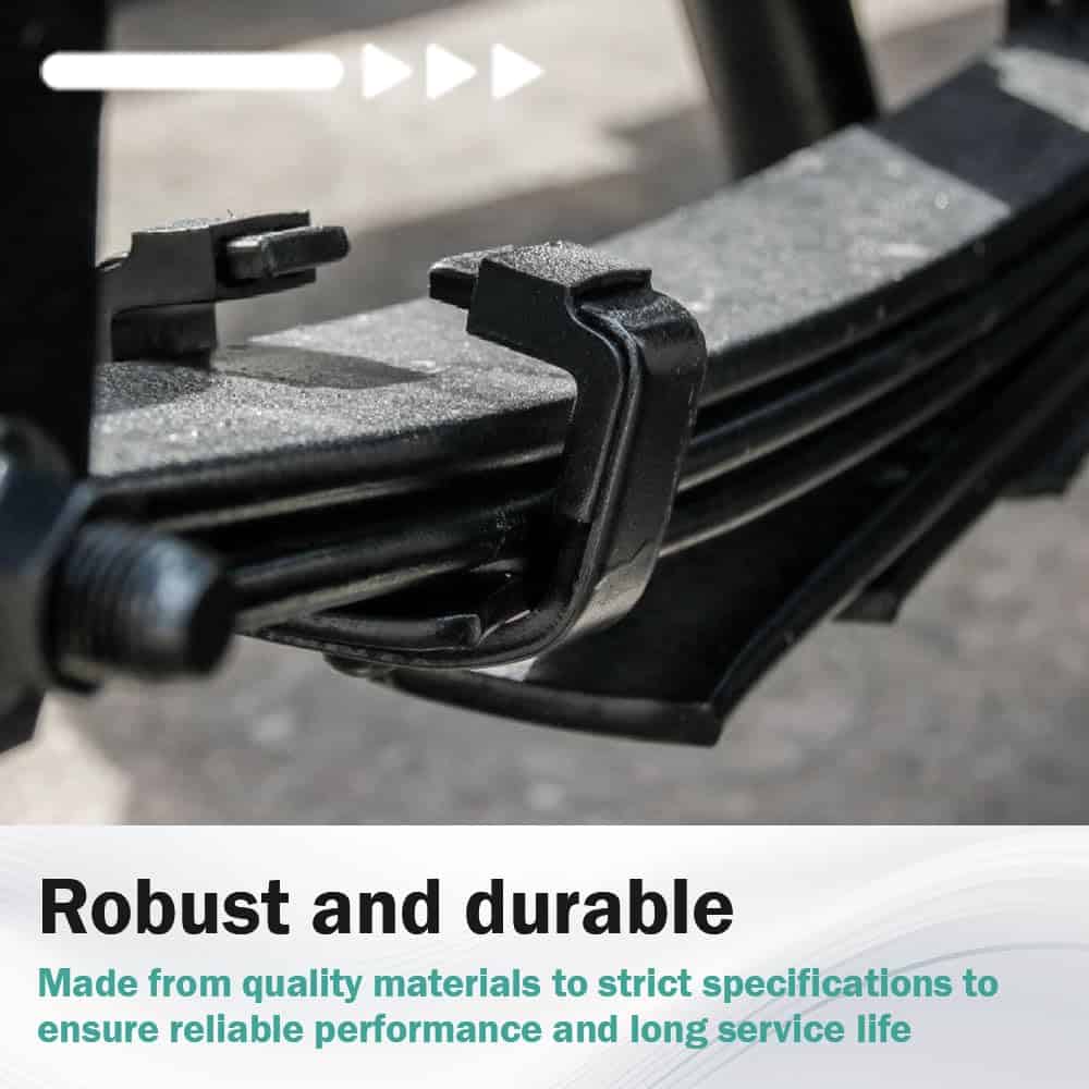 Muelles de hoja de remolque JADODE 4 hojas Doble ojo 3,500 - Imagen 6