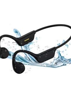 Audífonos de natación de conducción ósea - IPX8 -Carbón