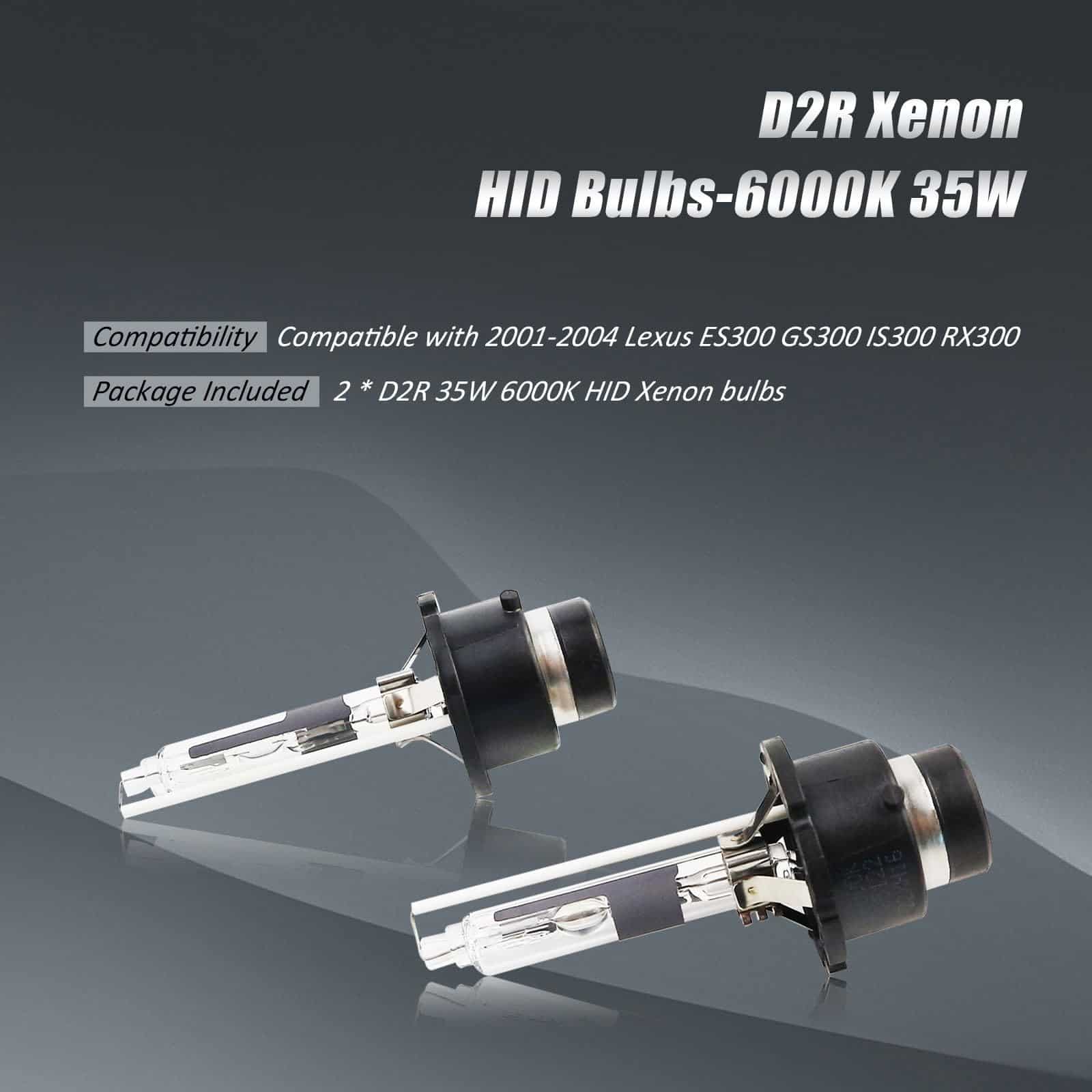 Bombillas de faros de xenón HID Tivora D2R 6000K blanco - Imagen 3