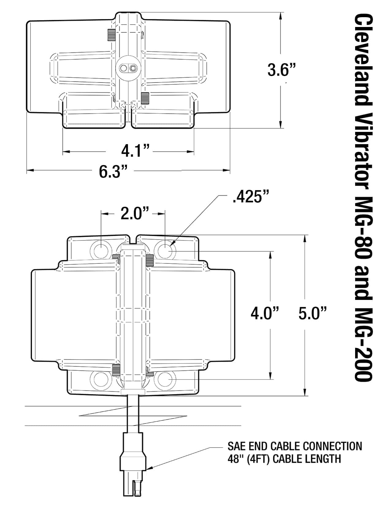 Motor Vibratorio DC para Camiones y Remolques MG-200 de - Imagen 3