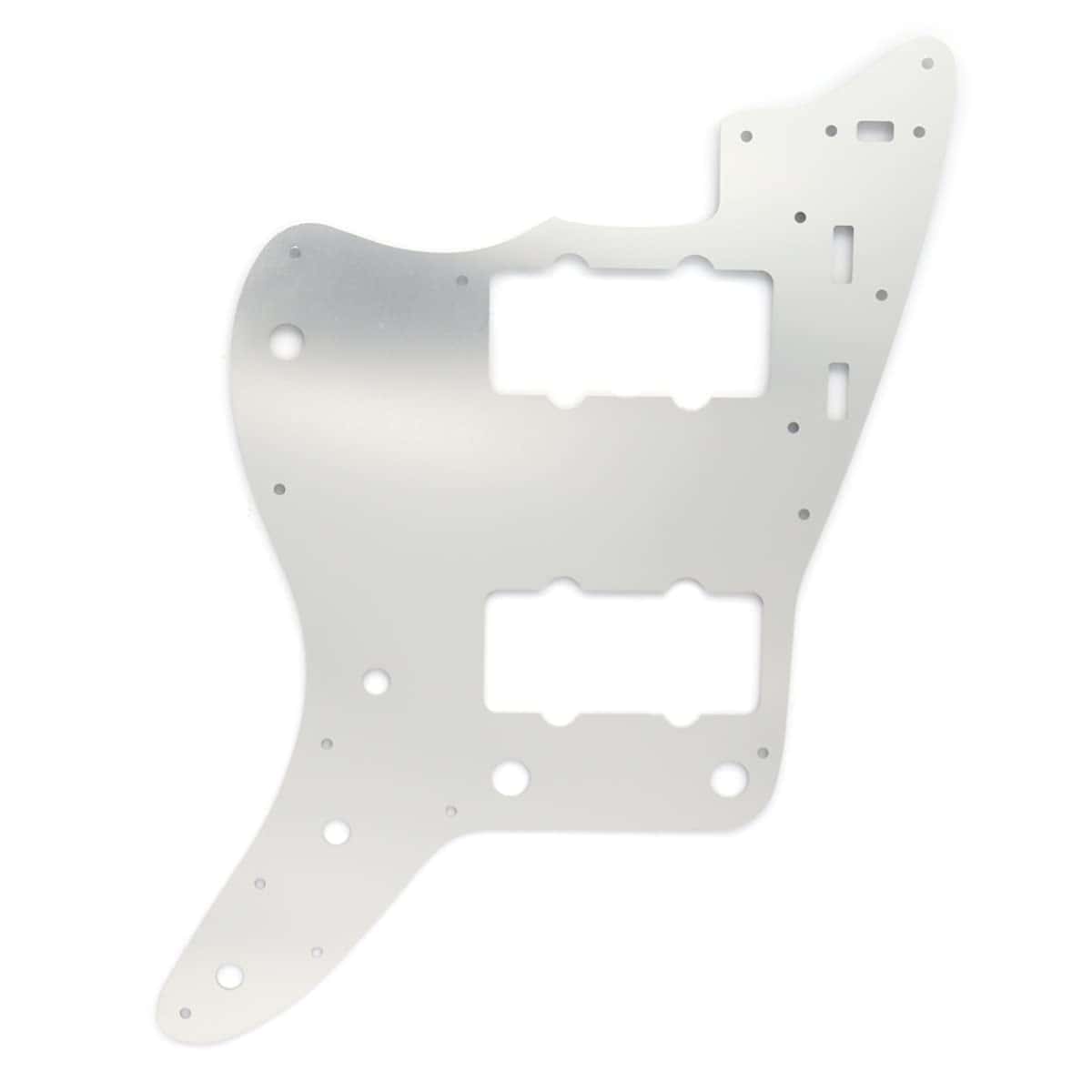 Pickguard de guitarra eléctrica de aluminio -Plata - Imagen 3