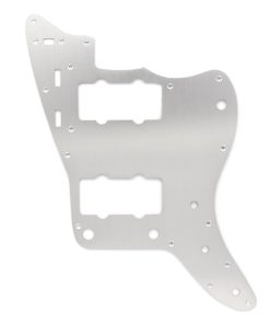 Pickguard de guitarra eléctrica de aluminio -Plata