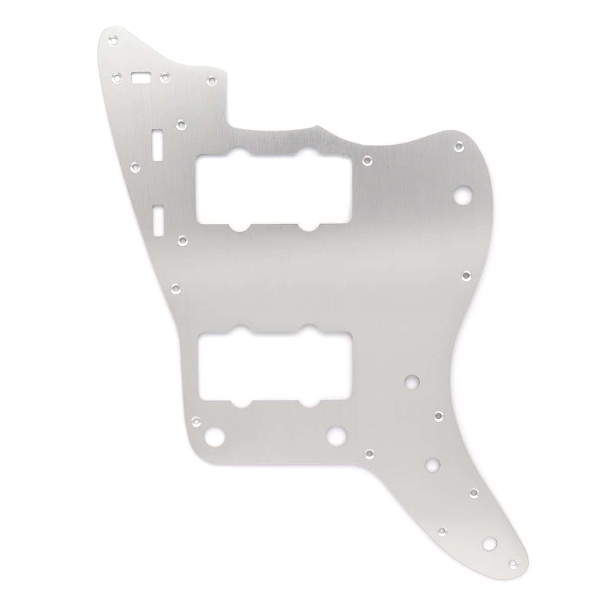 Pickguard de guitarra eléctrica de aluminio -Plata