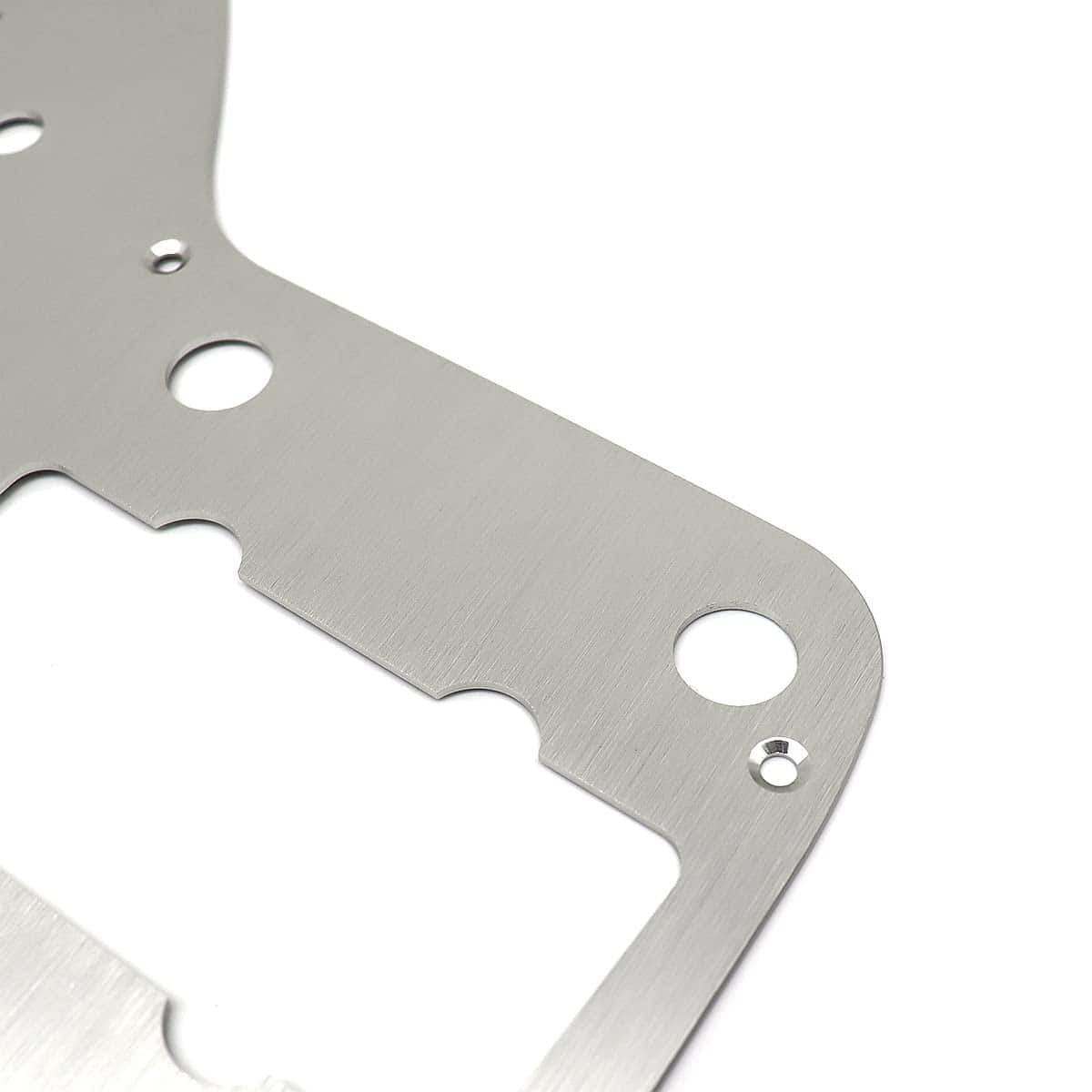 Pickguard de guitarra eléctrica de aluminio -Plata - Imagen 7