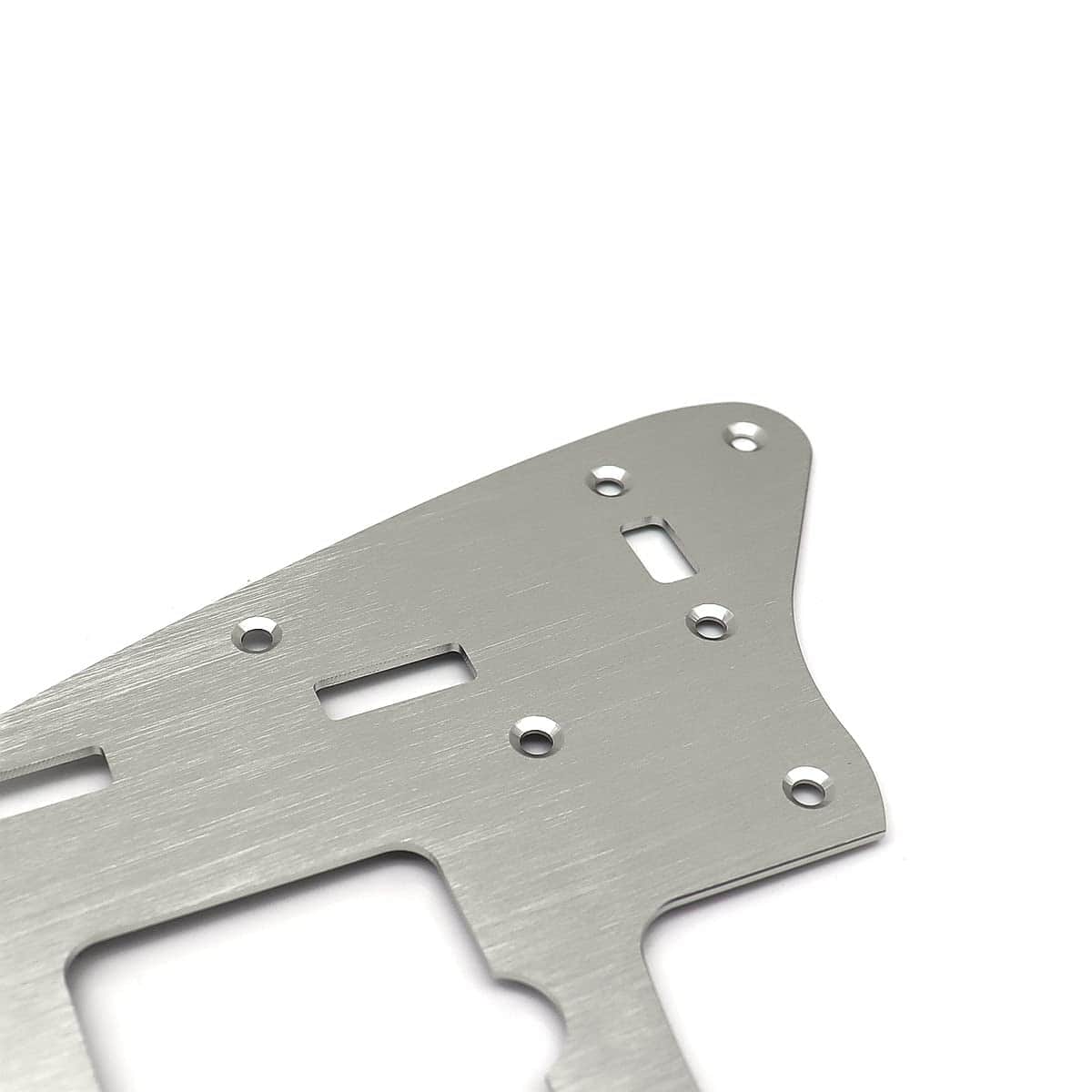 Pickguard de guitarra eléctrica de aluminio -Plata - Imagen 4
