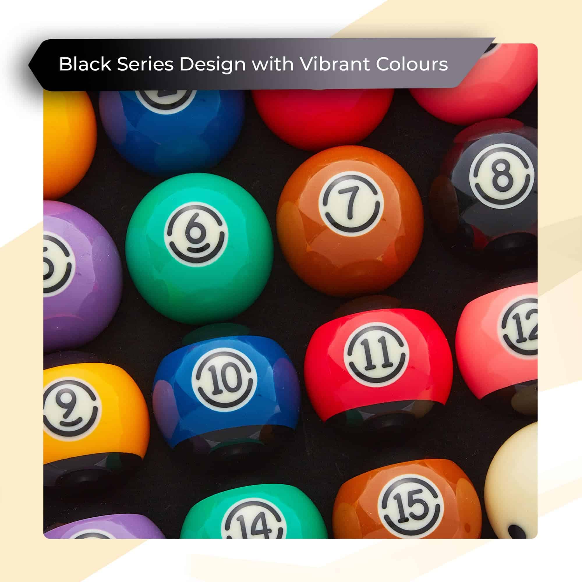 Juego de Bolas de Billar Cue-King Edición Black, Bolas de - Imagen 4