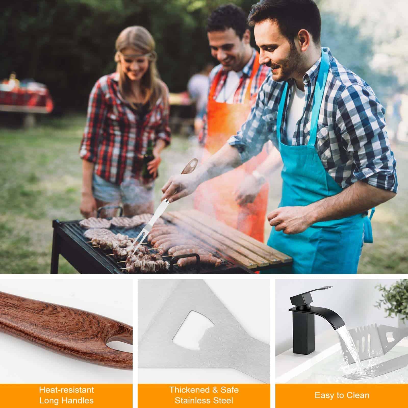 Juego de Parrilla Nuovoware, 38 Piezas de Accesorios para - Imagen 8
