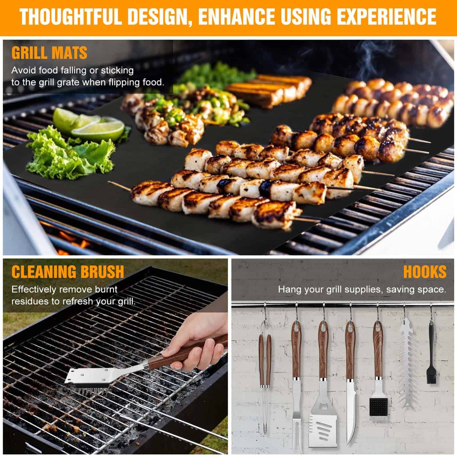 Juego de Parrilla Nuovoware, 38 Piezas de Accesorios para - Imagen 7