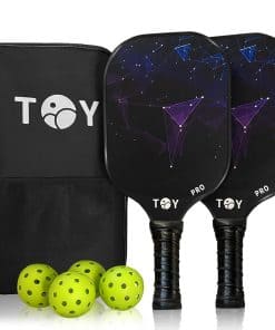 2 Palas de Pickleball de Fibra de Vidrio con Agarre