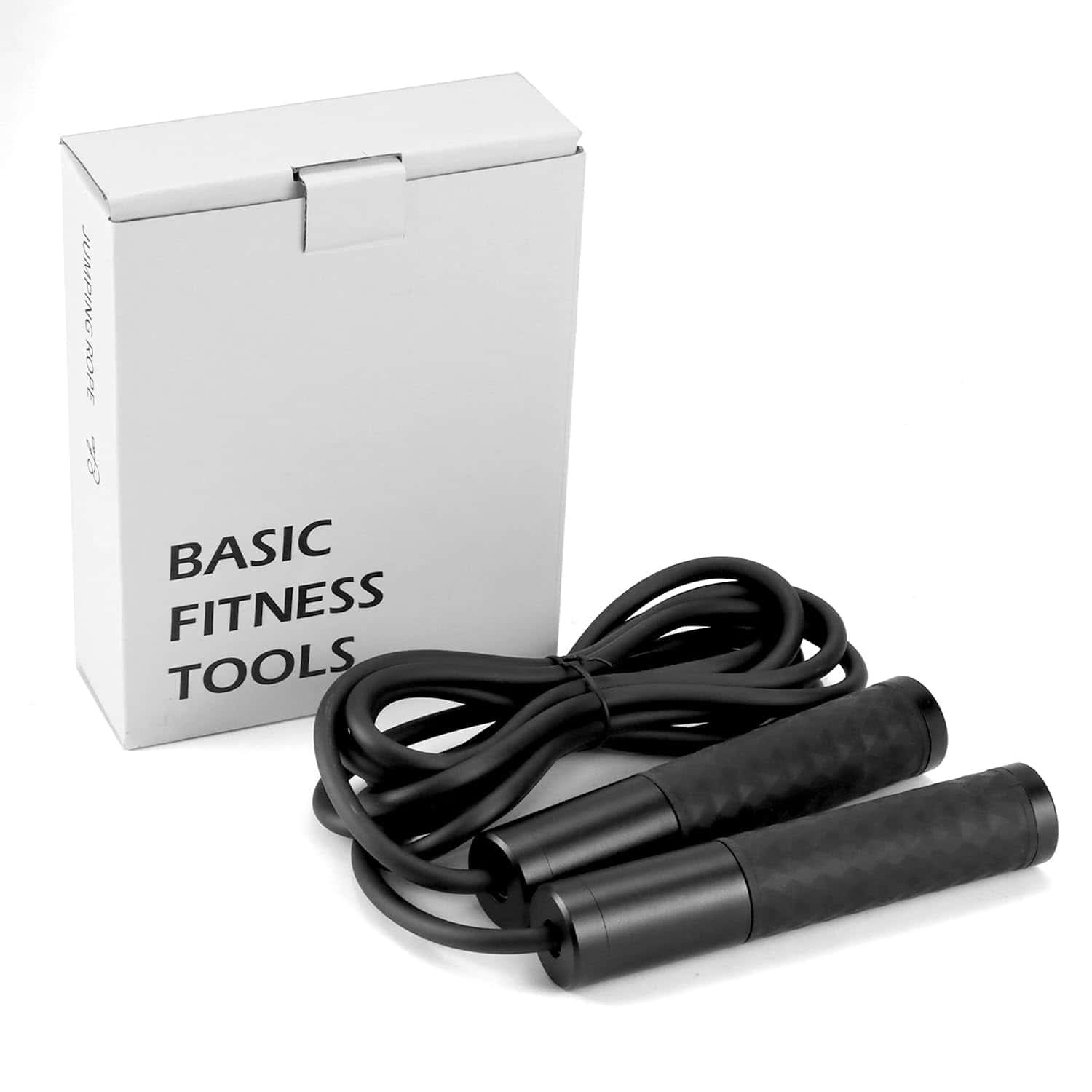 Cuerda para saltar con peso QWORK - Mangos de aluminio y - Imagen 3