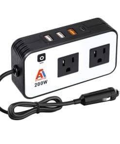 Inversor de corriente AA Products P-SH-Power 12V DC a 110V