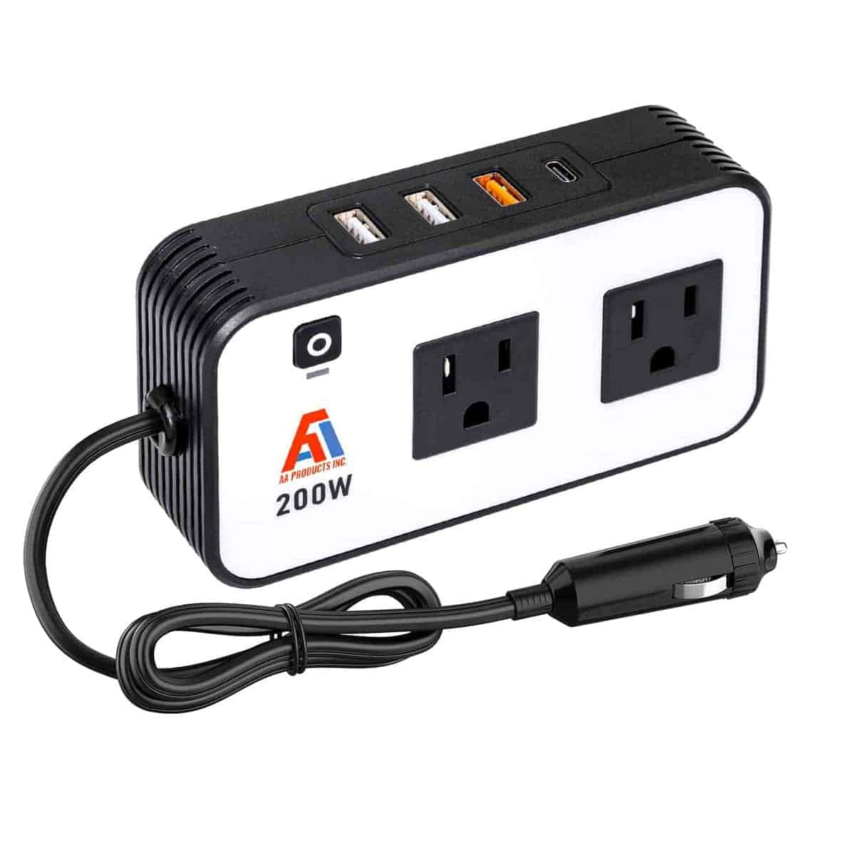 Inversor de corriente AA Products P-SH-Power 12V DC a 110V