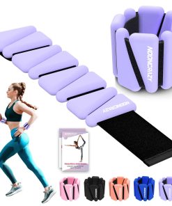 Pulseras de peso para muñecas y tobillos de 2 lb para