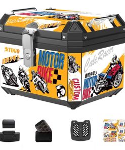 Maletero Xinpinzhou 45L para Moto, Maleta Maletero