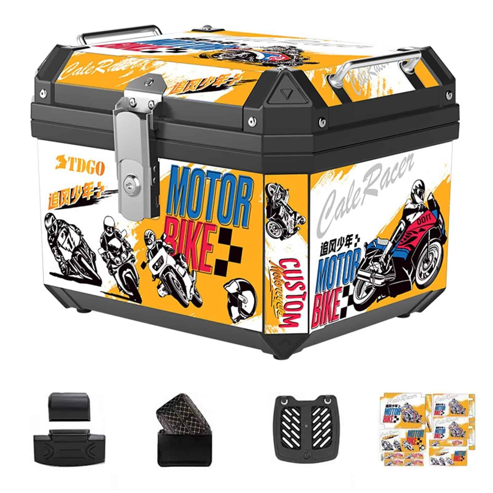 Maletero Xinpinzhou 45L para Moto, Maleta Maletero