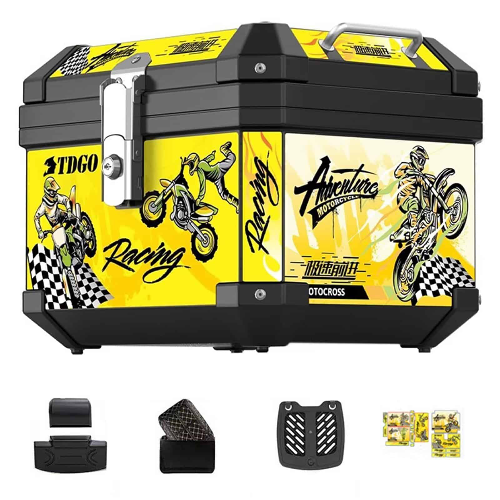 Maleta Maletero para Motocicleta Xinpinzhou 45L, Caja de