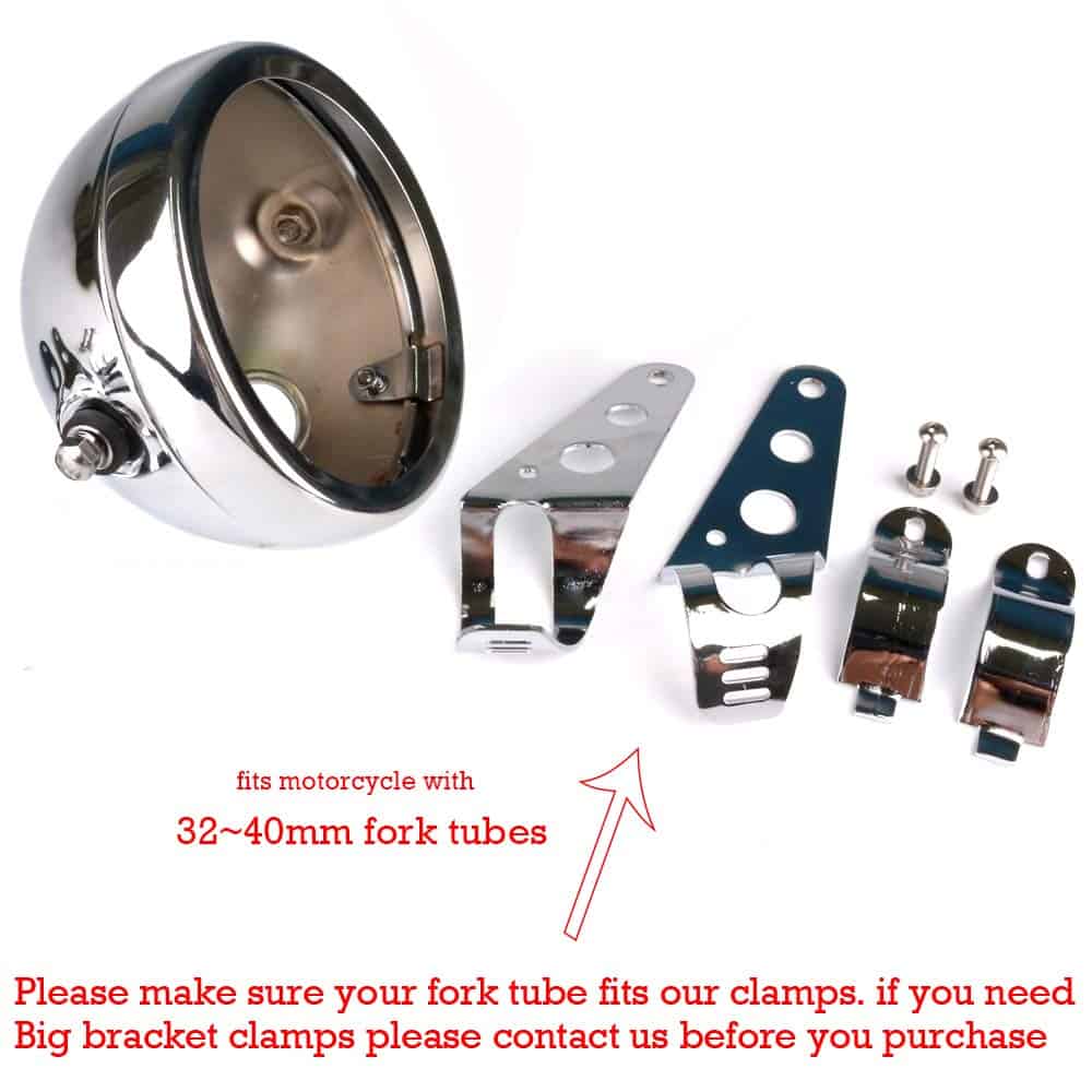 SINLIRU Faro LED de 5.75 pulgadas con Cubierta Cromada para - Imagen 7