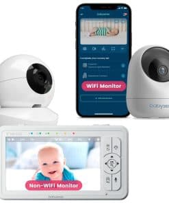 Monitor de Bebé Babysense HDS2 No Wi-Fi 5” HD con Cámara y