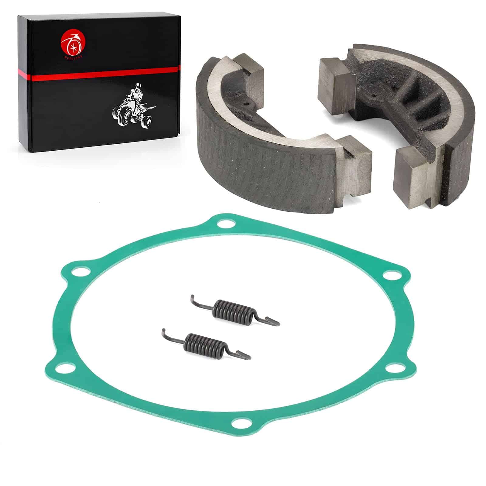 2x Juego de Zapatas de Freno con Resortes y Junta Para