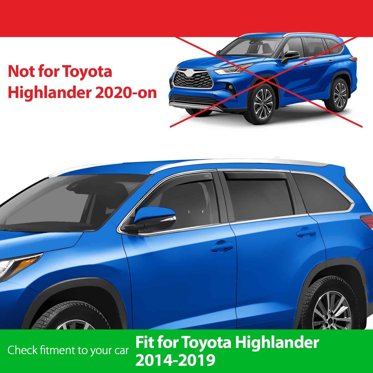 Deflectores de ventanas irrompibles Goodyear -Humo Premium - Imagen 4