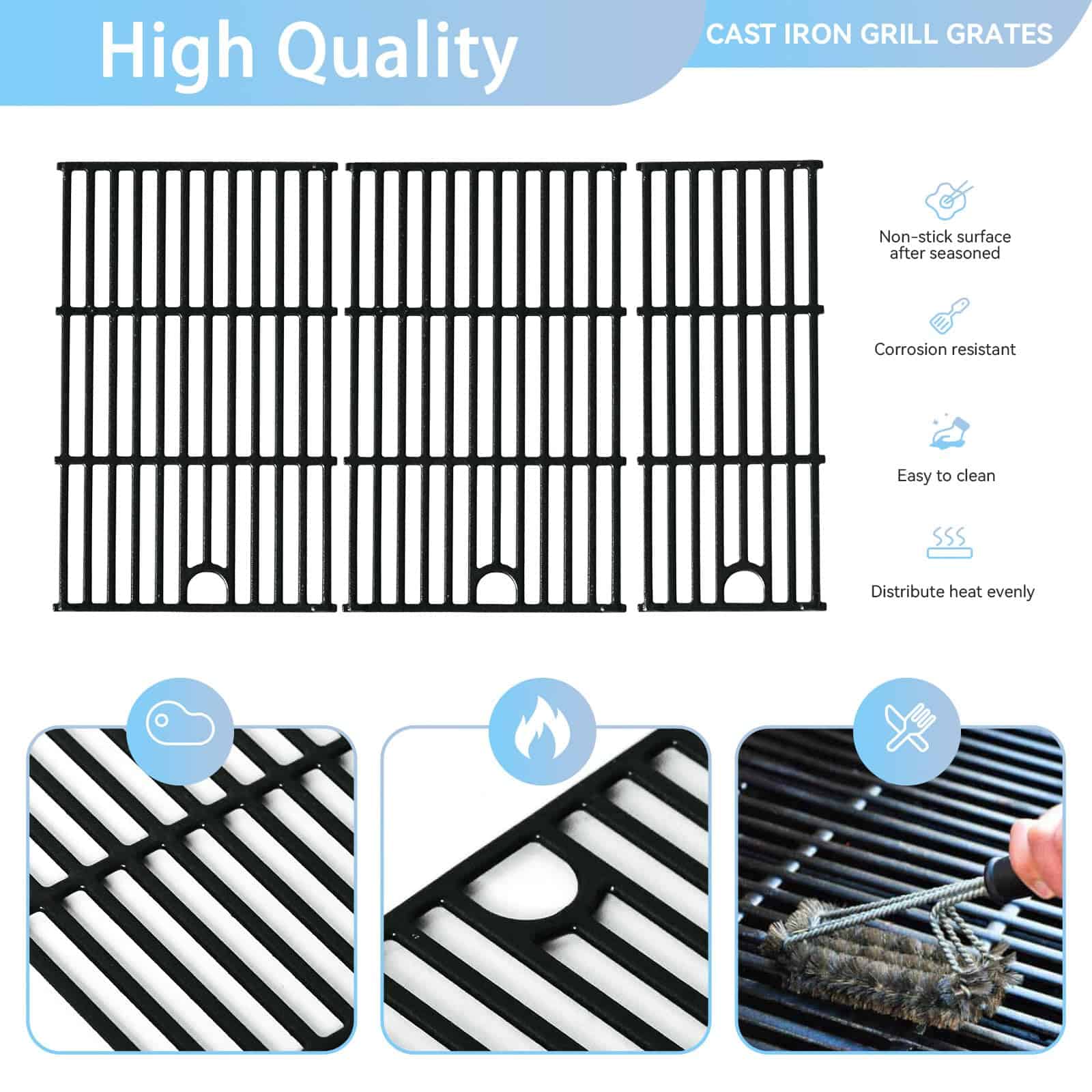 Parrillas FORYEYC de 17" para Charbroil Performance 5 - Imagen 4