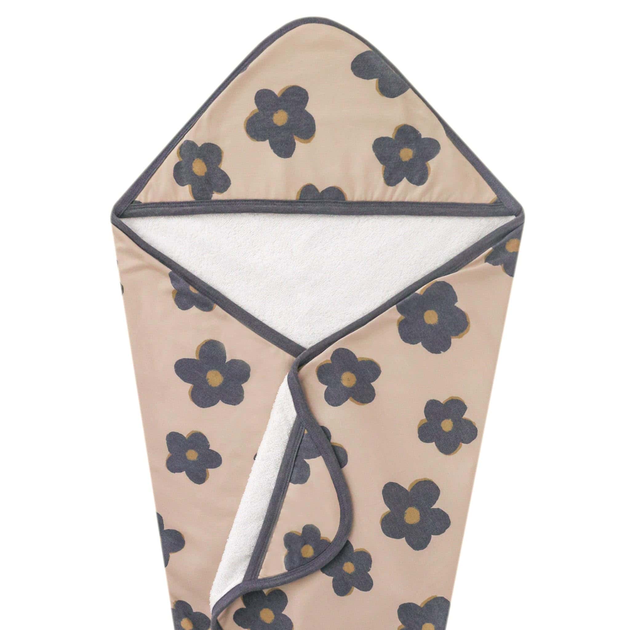 Toalla con capucha de punto premium "Gemma en Tan" por